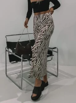 Princess Polly Aiesha Maxi Skirt Beige