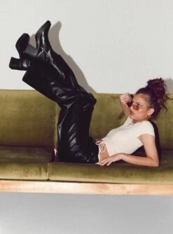 Princess Polly Ashlea PU Pants Black -Chic Clothing Shop AshleaPUPantsBlack