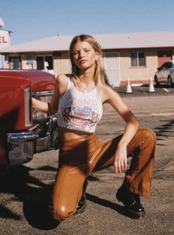 Princess Polly Braden Pants Brown