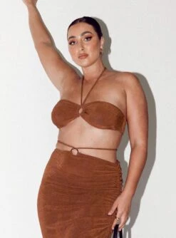 Princess Polly Cabo Top Brown