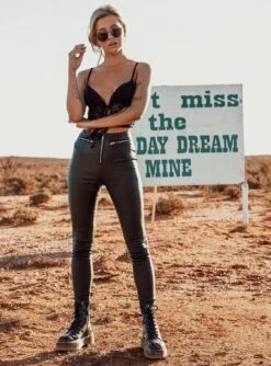 Princess Polly Flagstaff Pants Black -Chic Clothing Shop Flagstaff Pants