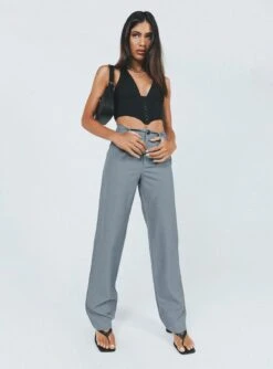 Princess Polly Aroya Pants Grey