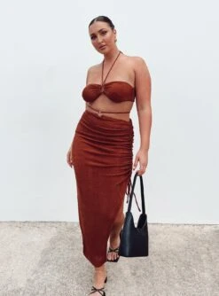 Princess Polly Cabo Top Brown -Chic Clothing Shop IMG 6317