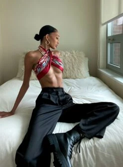 Princess Polly Jannat Pants Black