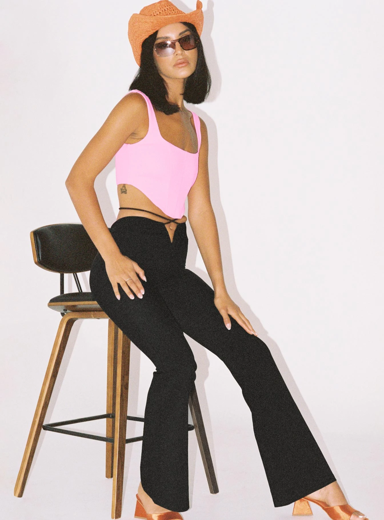 Princess Polly Lovey Pants Black 2 Princess Polly Lovey Pants Black - Image 2