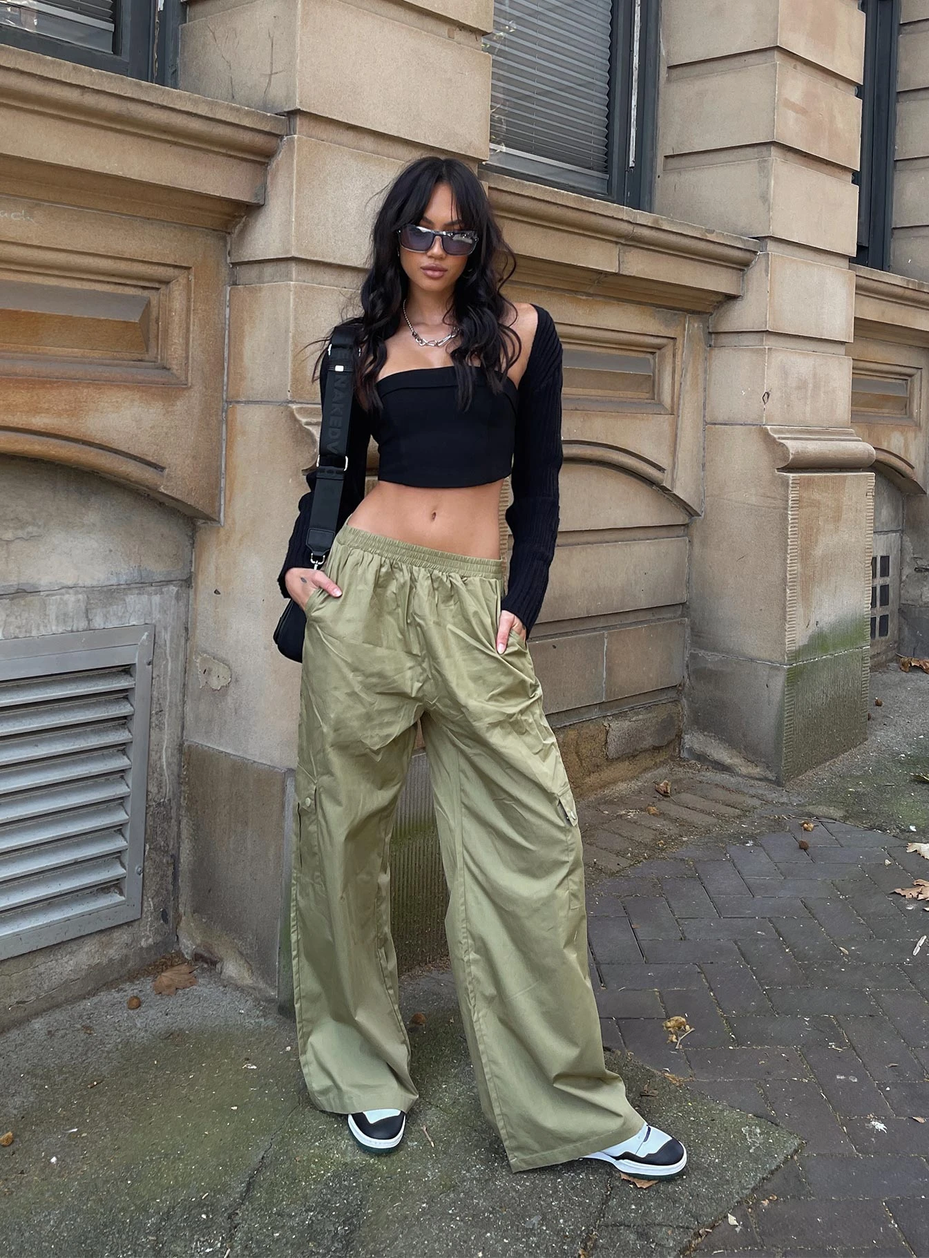 Princess Polly Lista Elastic Pocket Pants Green 9 Princess Polly Lista Elastic Pocket Pants Green - Image 9