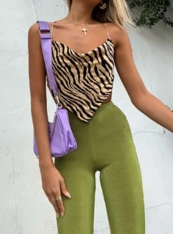 Princess Polly Boogie Pants Green