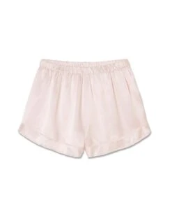 PJ Harlow Spencer Satin Boxer With Ruffles