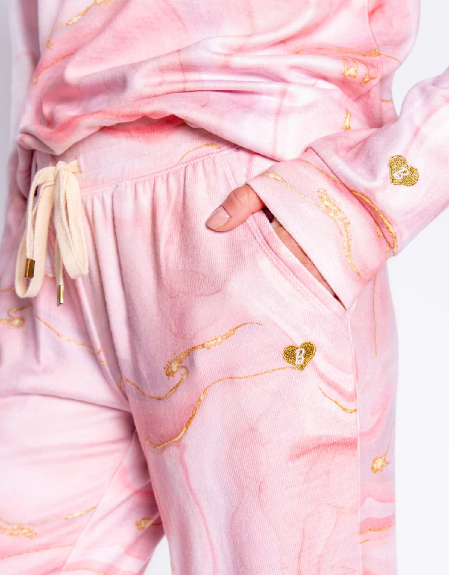 Pj Salvage P.J. SALVAGE X BARBIE ™ PINK MARBLE PARTY SET 2 Pj Salvage P.J. SALVAGE X BARBIE ™ PINK MARBLE PARTY SET - Image 2