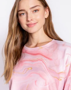 Pj Salvage P.J. SALVAGE X BARBIE ™ PINK MARBLE PARTY SET 5 Pj Salvage P.J. SALVAGE X BARBIE ™ PINK MARBLE PARTY SET -Chic Clothing Shop pj salvage pj salvage x barbie pink marble party s 2