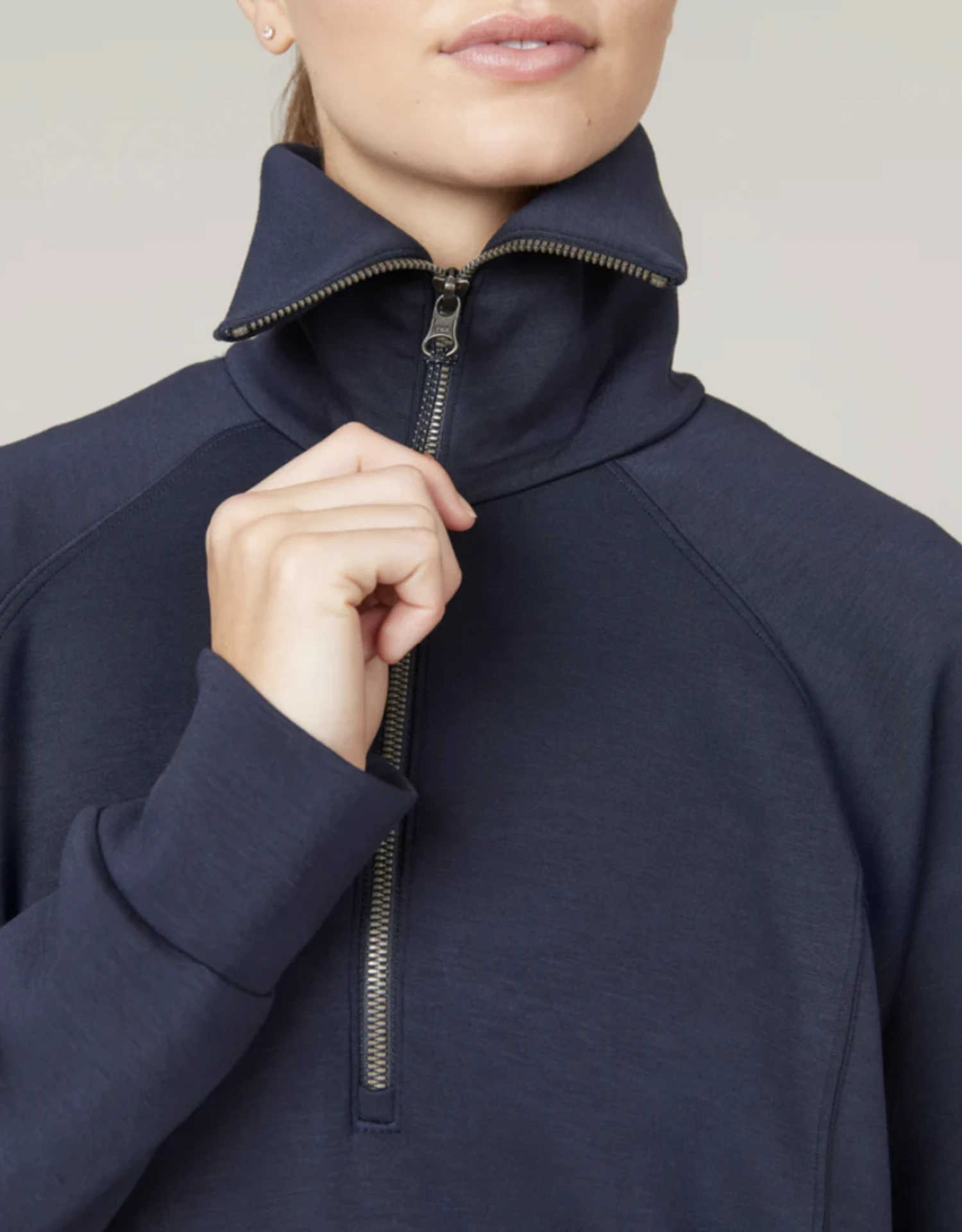 Spanx Air Essentials Half Zip Top 6 Spanx Air Essentials Half Zip Top - Image 6