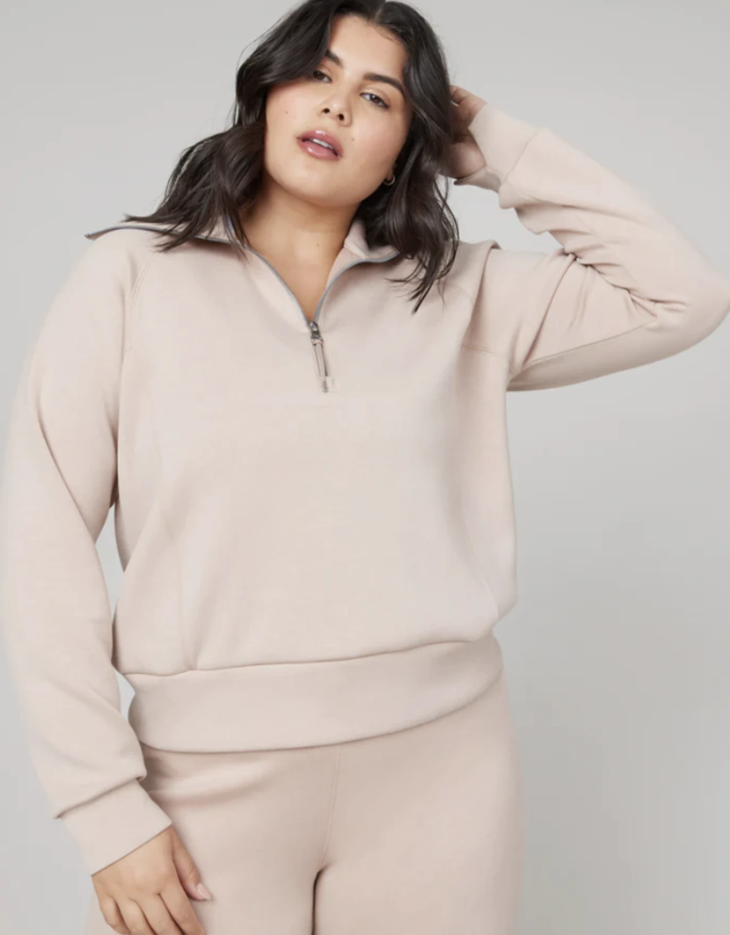 Spanx Air Essentials Half Zip Top 1 Spanx Air Essentials Half Zip Top